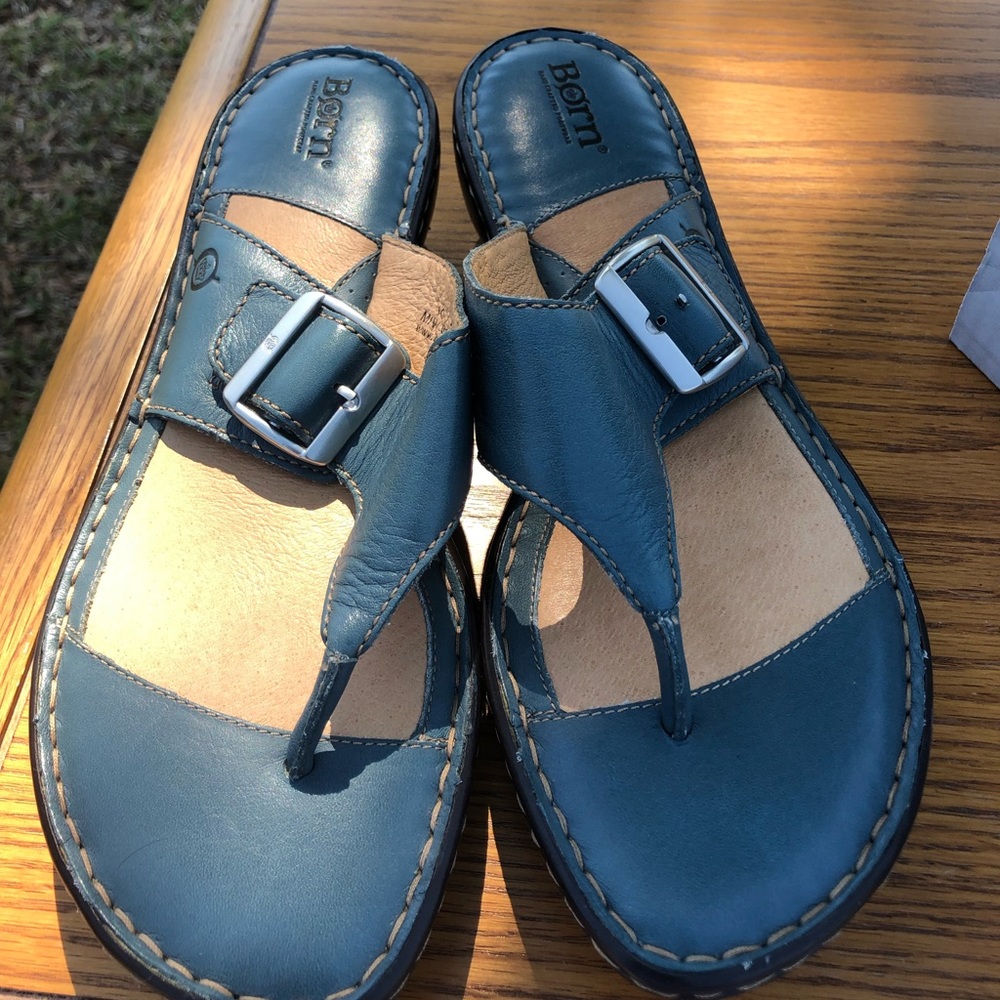 New blue Born brand shoes